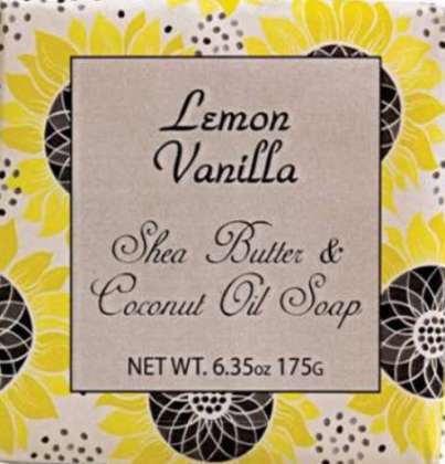 Habersham Lemon Vanilla Soap 6.35 oz: click to enlarge