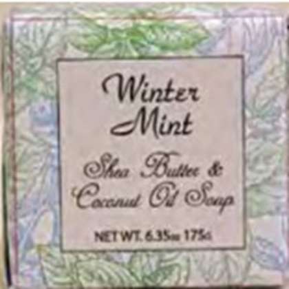 Habersham Winter Mint Soap 6.35 oz: click to enlarge